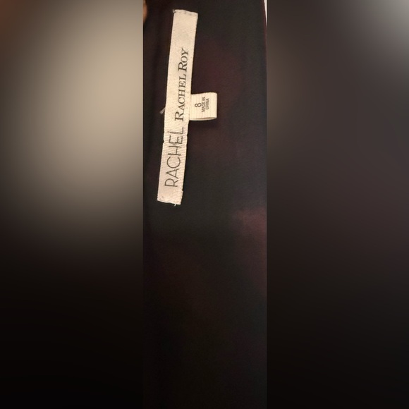 RACHEL Rachel Roy Red and Black One-Shoulder Floral Midi Dress - Picture 7 of 7